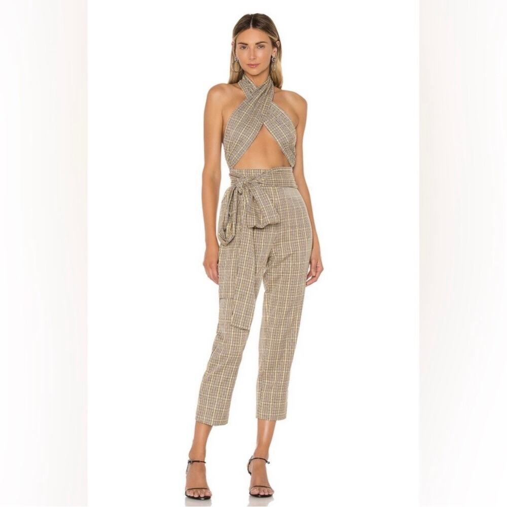 Tularosa Plaid Jamie Jumpsuit - size Small
